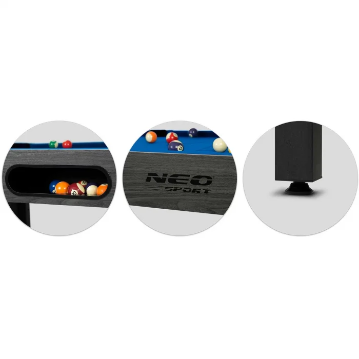 Більярдний стіл Neo-Sport NS-809 з аксесуарами - Зображення 13