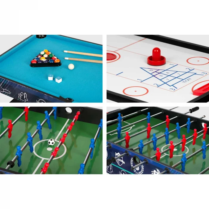 Мультиігровий стіл 12в1 106x59x90 см NS-801 чорний - Зображення 9