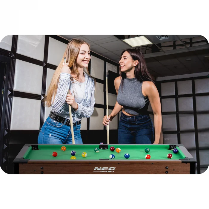 Більярдний стіл 122 х 61 х 76 см NS-807 темно-коричневий - Зображення 8