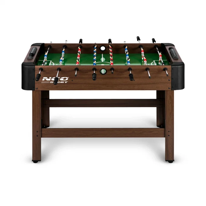 Настільний футбольний стіл Neosport 118x61x79 см NS-804 темно-коричневий - Зображення 4