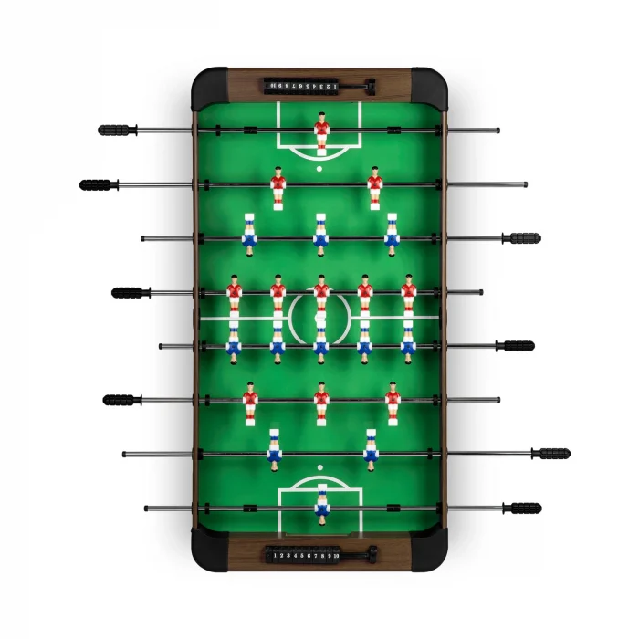 Настільний футбольний стіл Neosport 118x61x79 см NS-804 темно-коричневий - Зображення 7