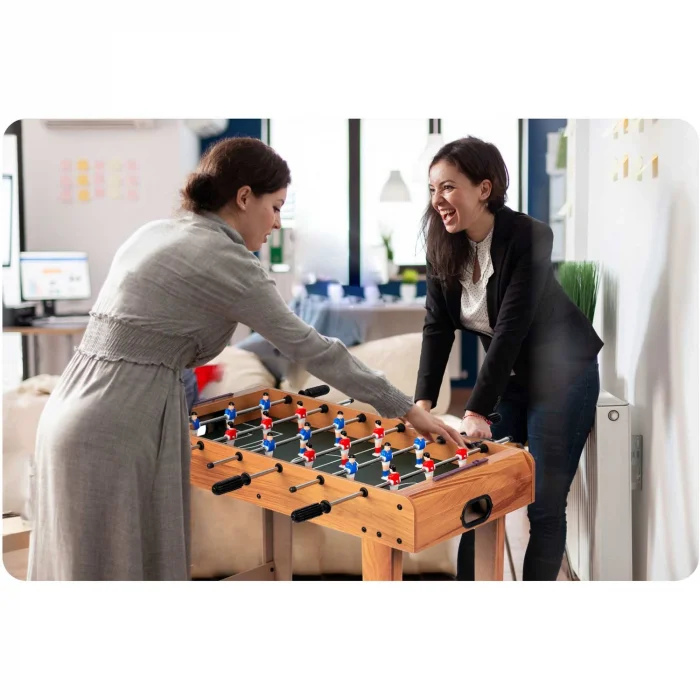 Настільний футбольний стіл Neosport 70х37х62 см NS-802 дерев - Зображення 12