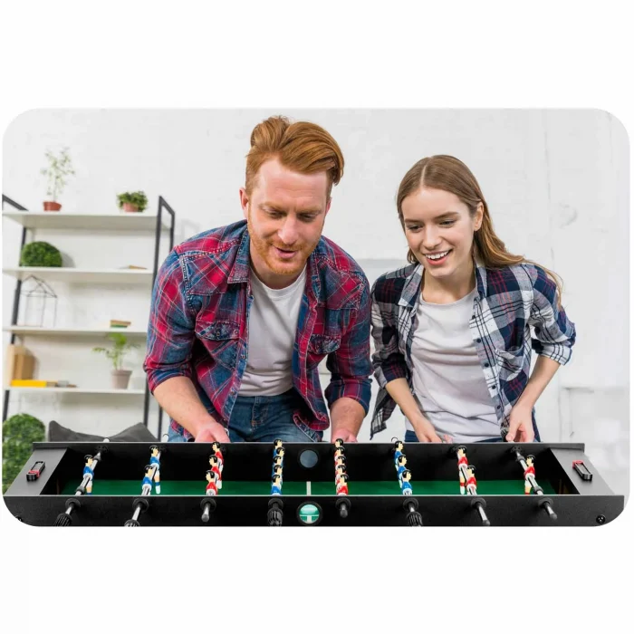 Настільний футбольний стіл Neosport 121 x 61 x 80 см NS-803 чорний - Зображення 8