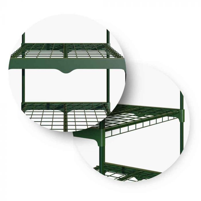 Теплиця-стелаж 69 x 49 x 125 см Plonos 4921 - Компактне вирощування - Зображення 3