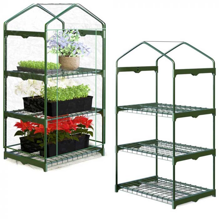 Теплиця-стелаж 69 x 49 x 125 см Plonos 4921 - Компактне вирощування - Зображення 7