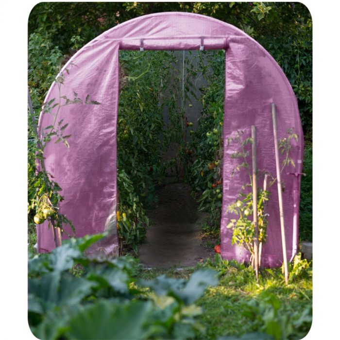 tunel-ogrodowy-2-5-x-4-m-10m2_2641 Теплиця садова 2.5 x 4 м (10 м²) рожевий Plonos - Оригінальний та функціональний - Зображення 10