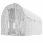 Теплиця садова 2 x 3,5 м (7 м²) біла Plonos - Стиль та міцність - Зображення 2