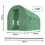 Теплиця садова 2 x 3,5 м (7 м²) Plonos - Компактна та функціональна - Зображення 3