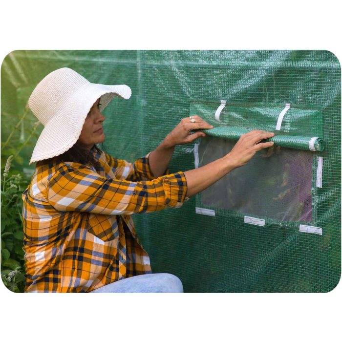 Теплиця садова 2 x 3,5 м (7 м²) Plonos - Компактна та функціональна - Зображення 8