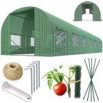 Теплиця садова 3 x 6 м (18 м²) Plonos - Простора і міцна для великих садів