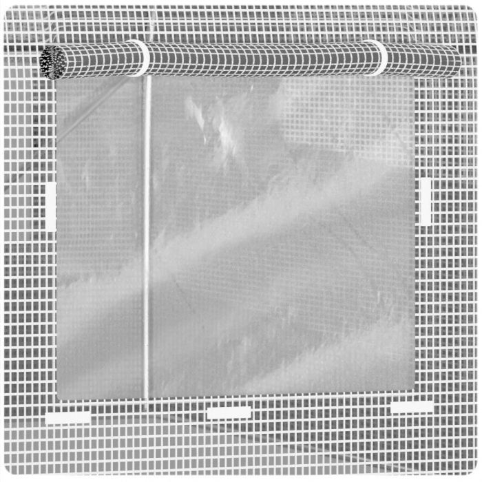 Теплиця садова 3 x 4,5 м (13,5 м²) біла Plonos - Оптимальний мікроклімат для рослин - Зображення 3