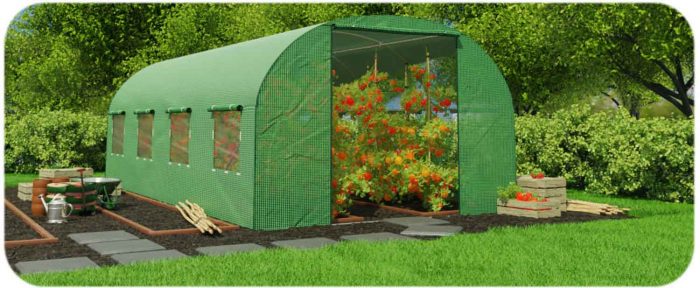 Теплиця садова 3 x 4,5 м (13,5 м²) Plonos - Простора і функціональна - Зображення 6