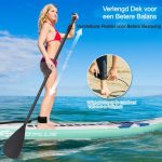Дошка Costway SUP 320см Висока стабільність та комфорт для активного відпочинку на воді - Зображення 5
