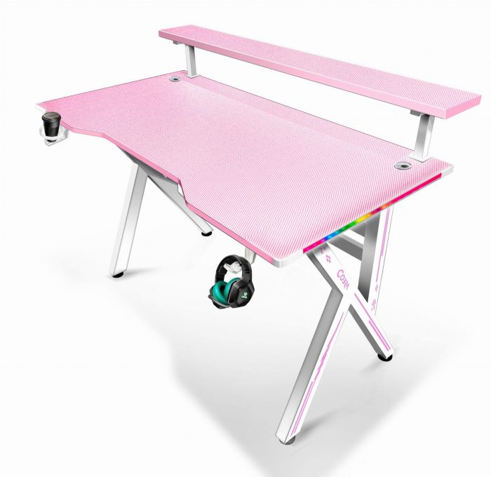 Геймерський стіл CRF4009RGB Рожевий - Зображення 6