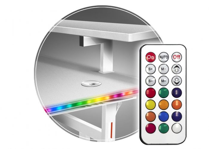 Геймерський стіл CRF4011RGB Білий - Зображення 7