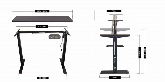 Геймерський стіл ELECTRA CRF12ELWH БІЛИЙ - Зображення 17