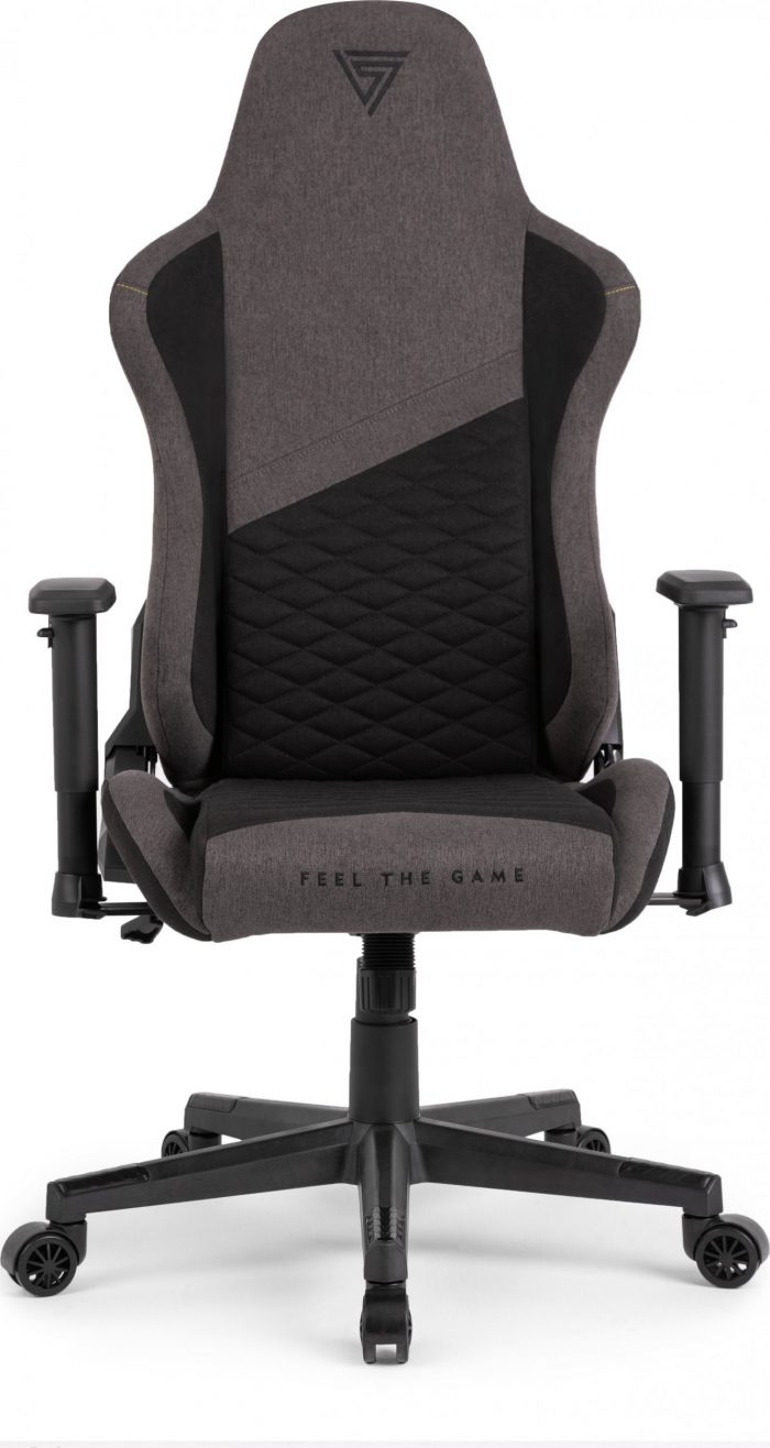 Тканинне крісло SENSE7 Spellcaster Senshi Edition сіре Високий комфорт і стиль для геймерів - Зображення 4