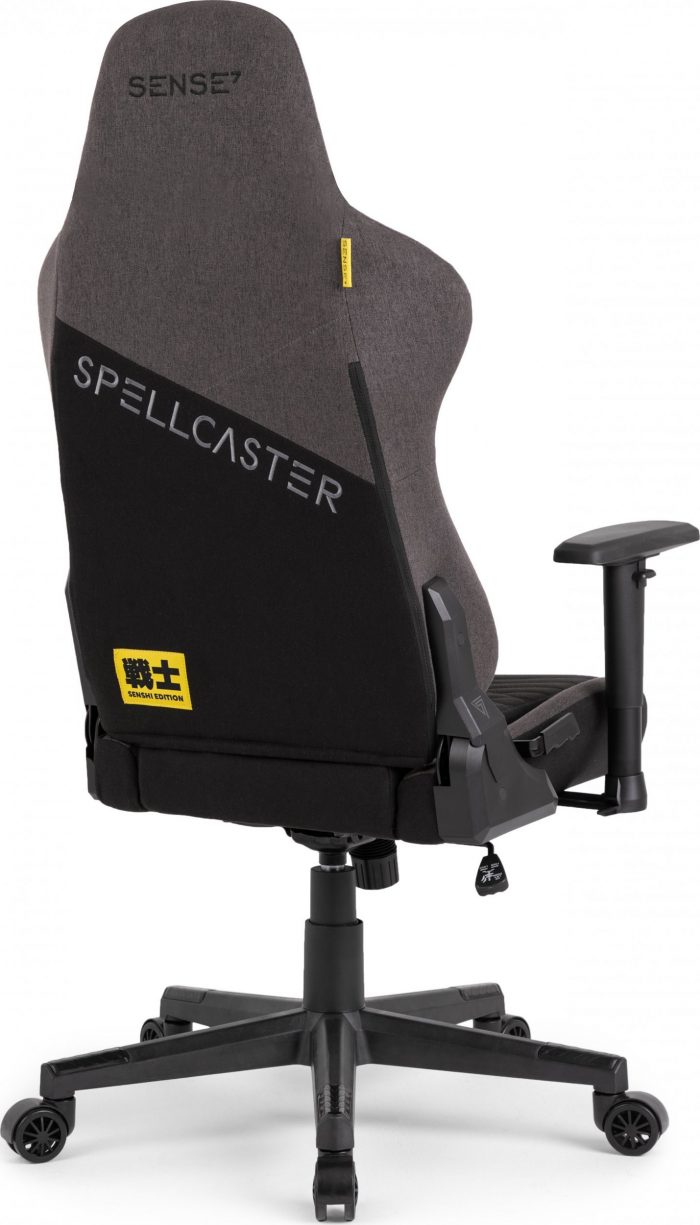 Тканинне крісло SENSE7 Spellcaster Senshi Edition сіре Високий комфорт і стиль для геймерів - Зображення 7