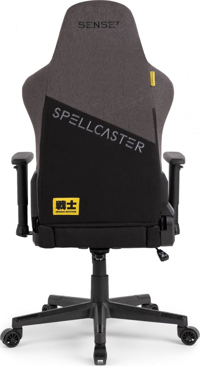Тканинне крісло SENSE7 Spellcaster Senshi Edition сіре Високий комфорт і стиль для геймерів - Зображення 8