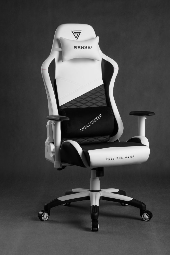 SENSE7 Spellcaster Senshi Edition XL Крісло біле Вищий рівень комфорту і стилю для геймерів - Зображення 6