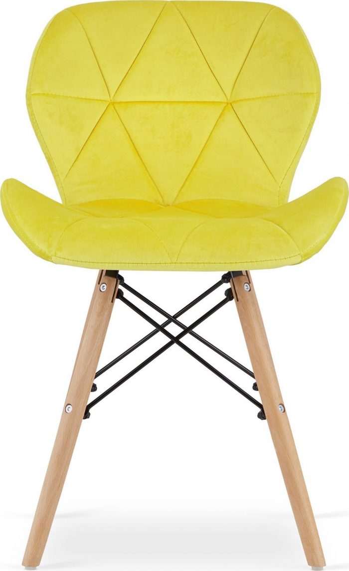 Крісло MUFART ELVA 3369 жовтий оксамит Для розкішного інтер'єру - Зображення 2