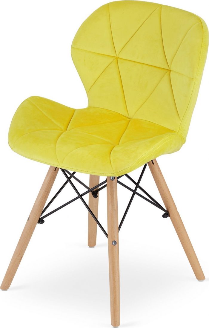 Крісло MUFART ELVA 3369 жовтий оксамит Для розкішного інтер'єру - Зображення 5