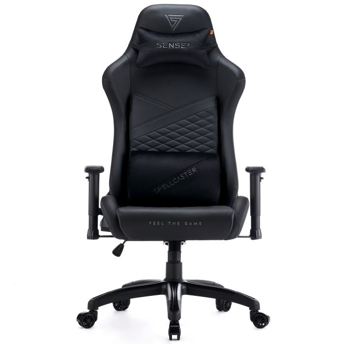 Чорне крісло SENSE7 Spellcaster Senshi Edition XL Ідеальний комфорт і стиль - Зображення 2