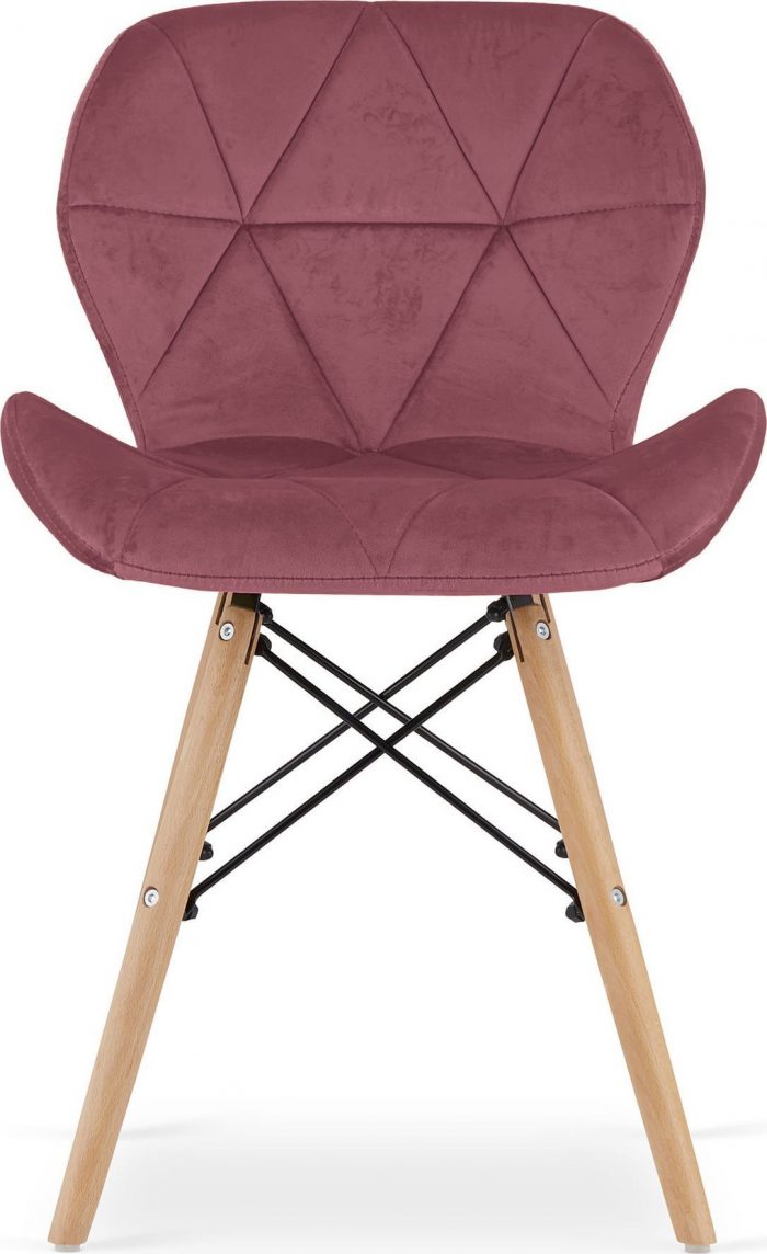 Крісло MUFART ELVA 3799 темно-рожевий оксамит Для витонченого та комфортного інтер'єру - Зображення 2