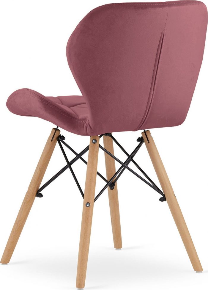 Крісло MUFART ELVA 3799 темно-рожевий оксамит Для витонченого та комфортного інтер'єру - Зображення 3