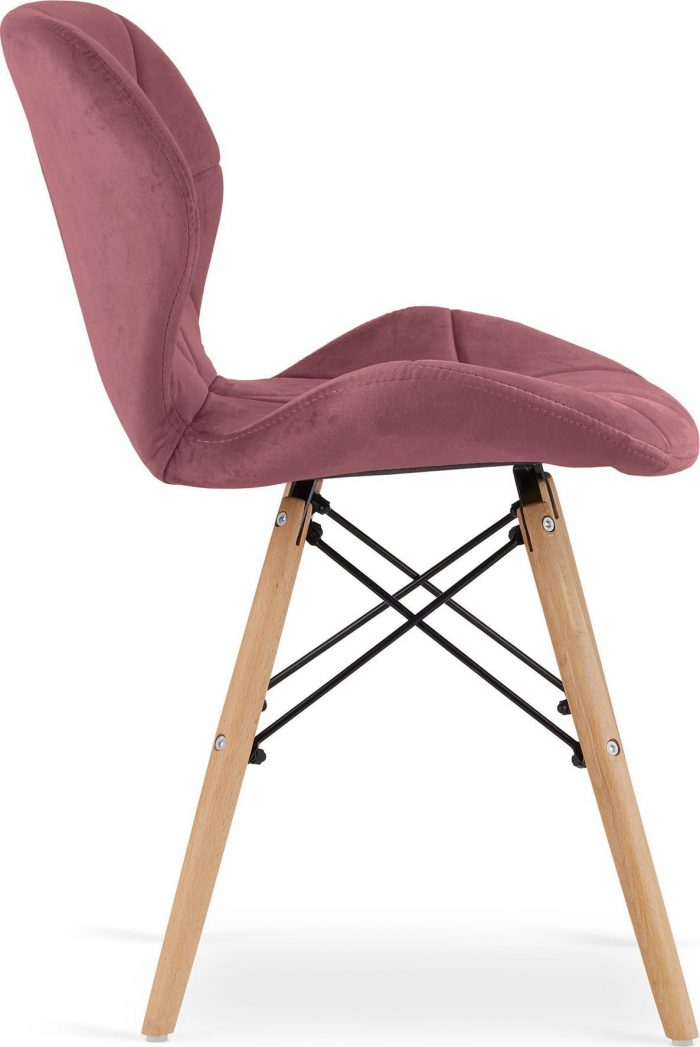 Крісло MUFART ELVA 3799 темно-рожевий оксамит Для витонченого та комфортного інтер'єру - Зображення 4