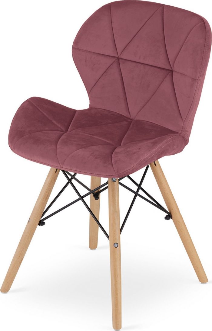 Крісло MUFART ELVA 3799 темно-рожевий оксамит Для витонченого та комфортного інтер'єру - Зображення 5