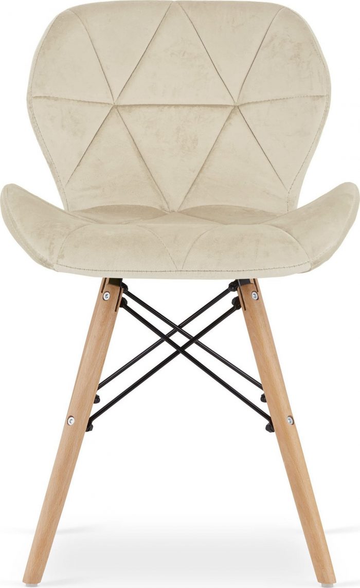 Крісло MUFART ELVA 3800 оксамит бежевий Для вишуканого дизайну - Зображення 2