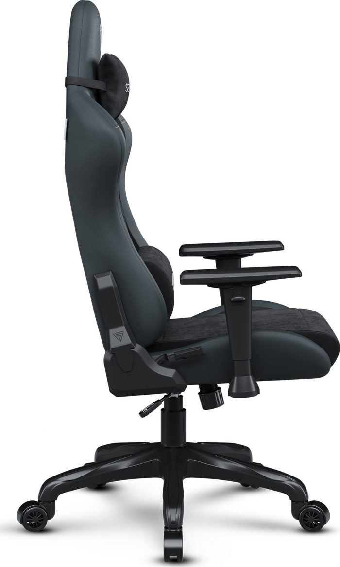 Крісло SENSE7 Spellcaster FUKU PU чорний Елегантний стиль та комфорт для геймерів - Зображення 5