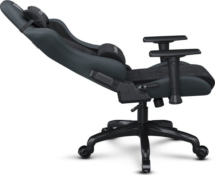 Крісло SENSE7 Spellcaster FUKU PU чорний Елегантний стиль та комфорт для геймерів - Зображення 6