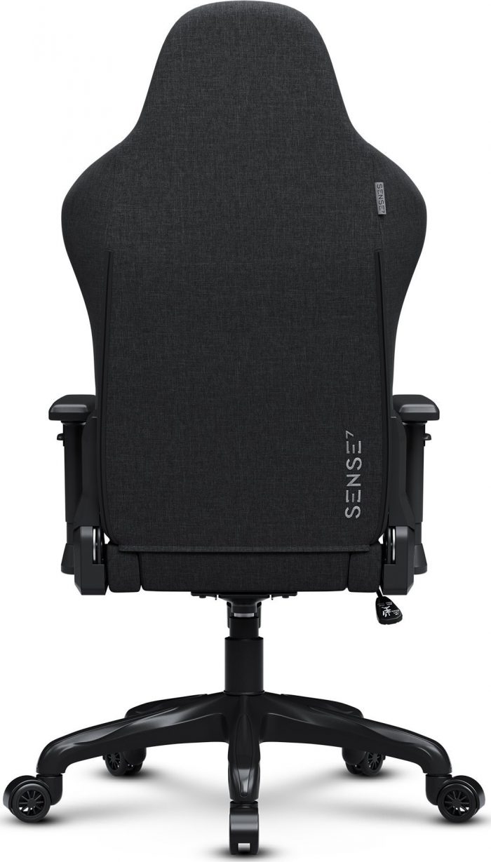 Тканинне крісло SENSE7 Spellcaster FUKU чорний Комфорт і стиль для геймерів - Зображення 7