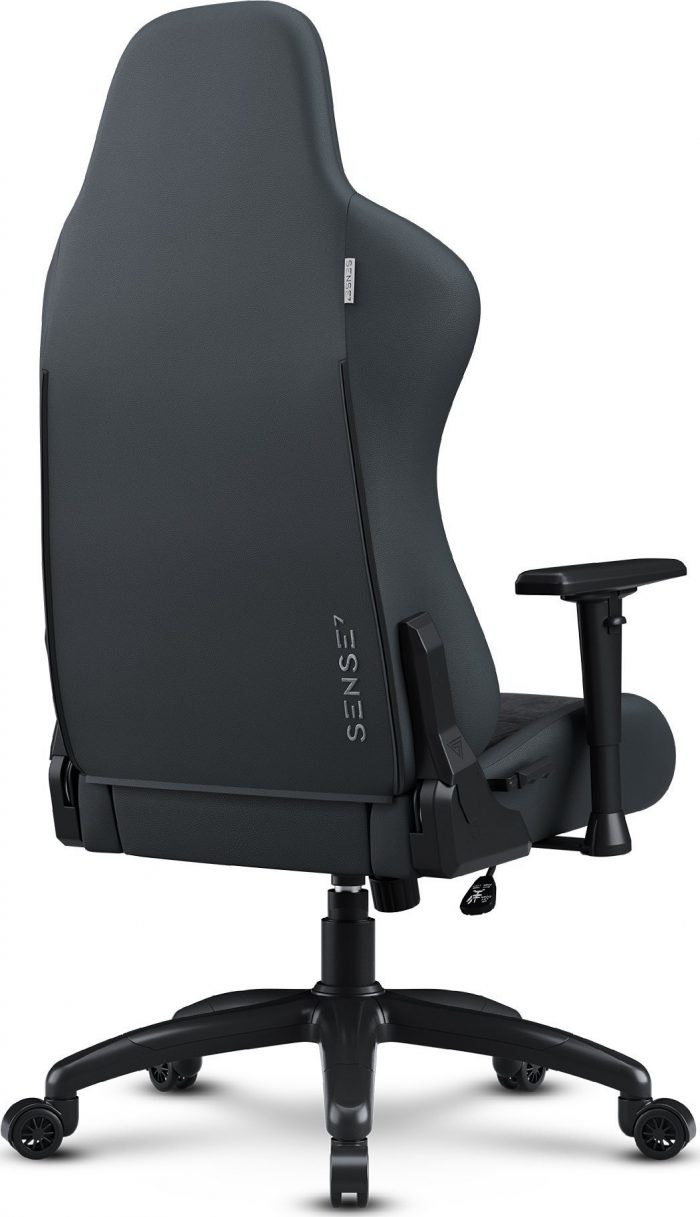 SENSE7 Spellcaster FUKU XL PU Крісло чорний Елегантний комфорт і надійність для геймерів - Зображення 7