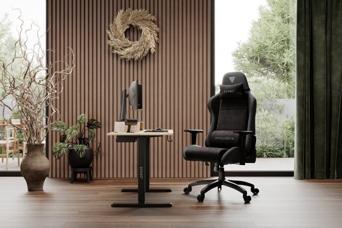 SENSE7 Spellcaster FUKU XL PU Крісло чорний Елегантний комфорт і надійність для геймерів - Зображення 2