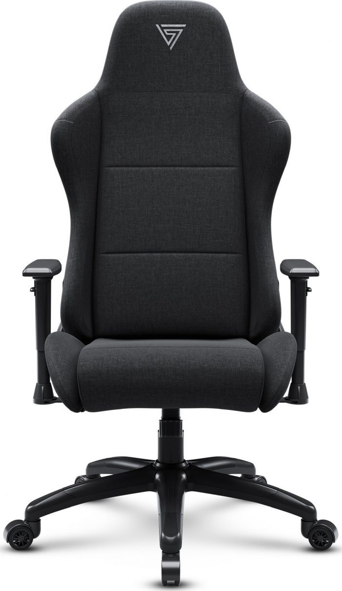 SENSE7 Spellcaster FUKU XL тканинне крісло чорний Простір, комфорт і стиль для геймерів - Зображення 4