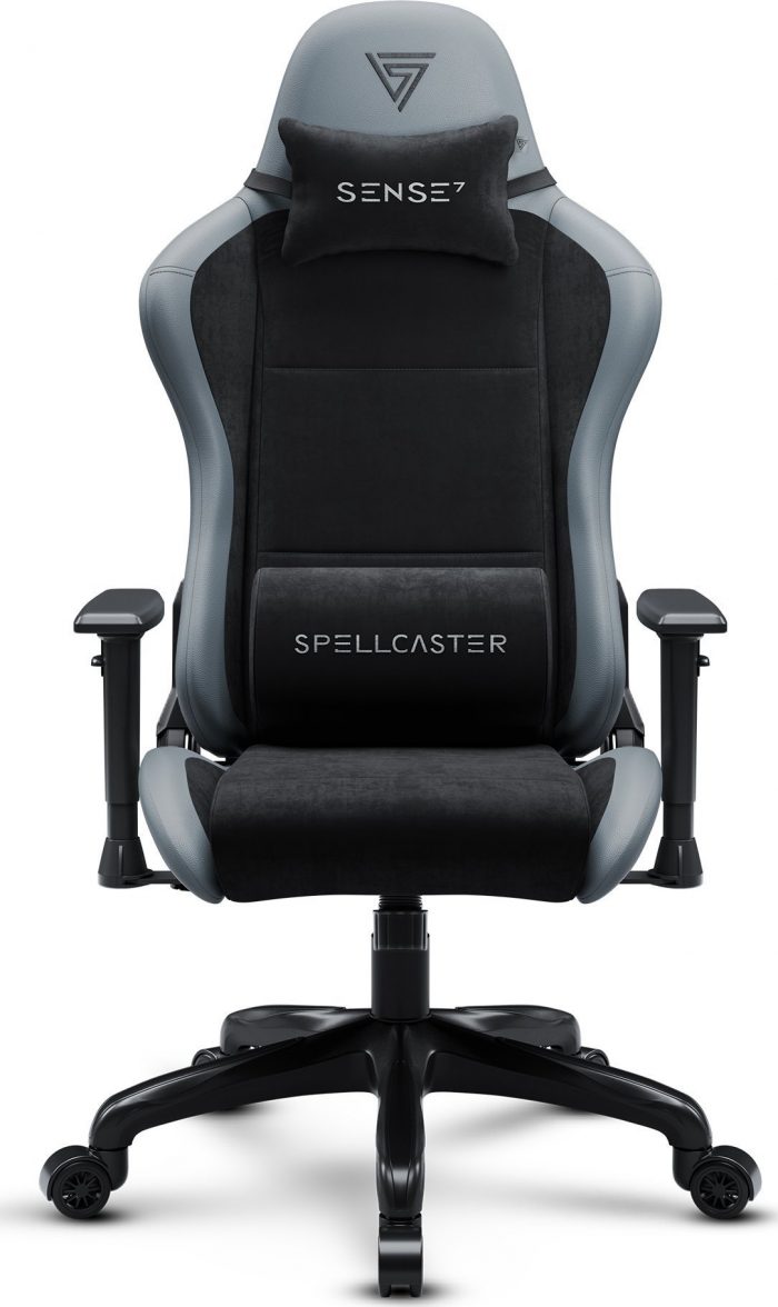 SENSE7 Spellcaster Fuku PU Крісло чорний/сірий - Зображення 3