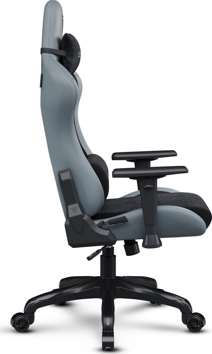 SENSE7 Spellcaster Fuku PU Крісло чорний/сірий - Зображення 5