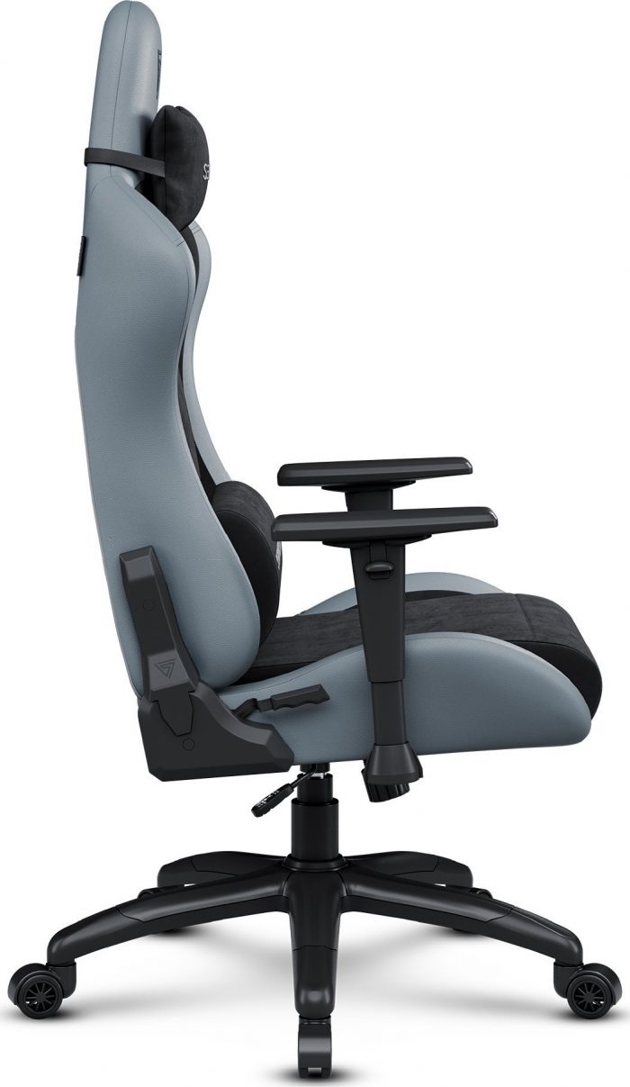 SENSE7 Spellcaster FUKU XL PU Крісло чорний/сірий Ідеальне поєднання комфорту та стилю для геймерів" - Зображення 5