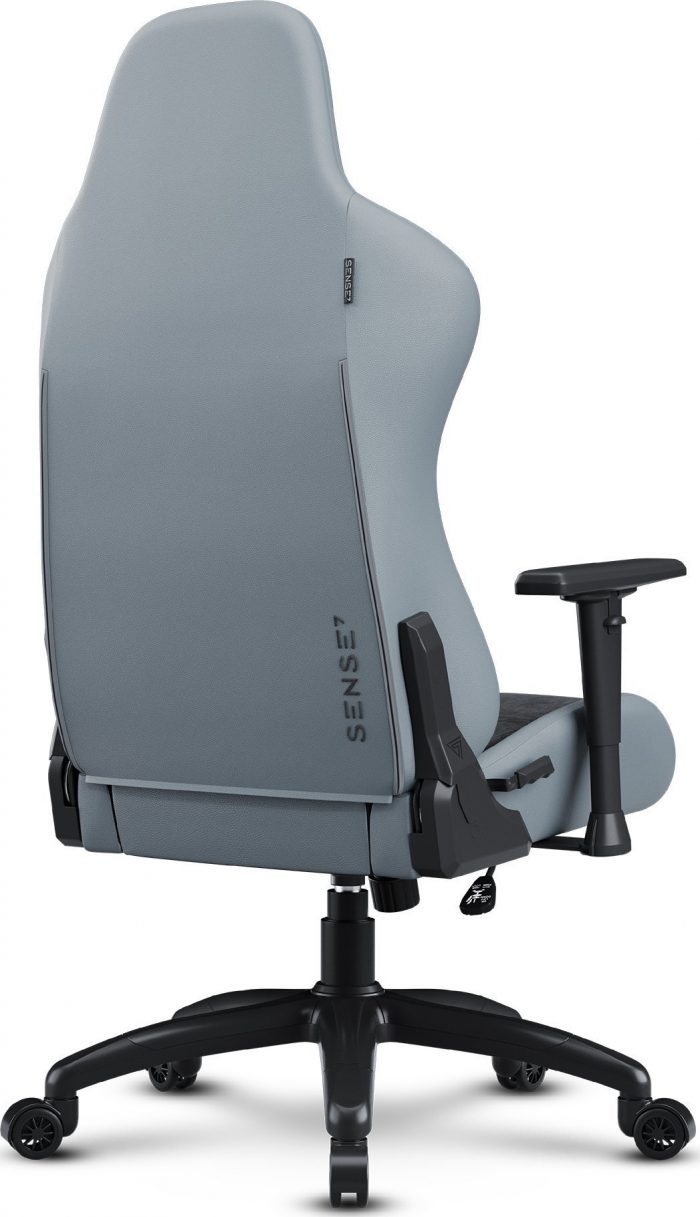 SENSE7 Spellcaster FUKU XL PU Крісло чорний/сірий Ідеальне поєднання комфорту та стилю для геймерів" - Зображення 7