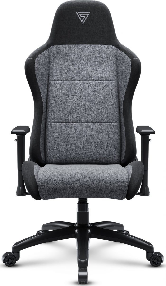 SENSE7 Spellcaster FUKU XL тканинне крісло чорно-сірий Максимальний комфорт і стиль для геймерів - Зображення 4