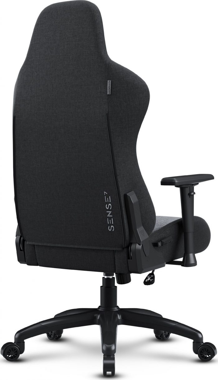 SENSE7 Spellcaster FUKU XL тканинне крісло чорно-сірий Максимальний комфорт і стиль для геймерів - Зображення 7