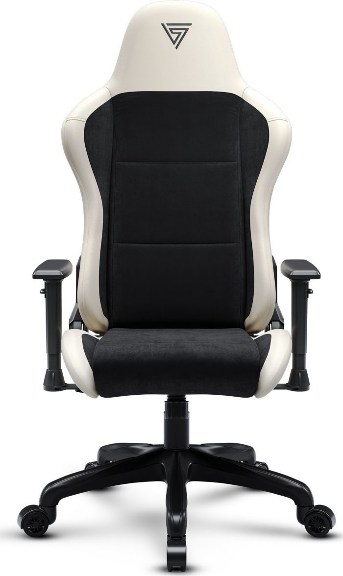 SENSE7 Spellcaster FUKU PU Крісло чорний/бежевий Ідеальний комфорт і елегантний дизайн для геймерів - Зображення 4