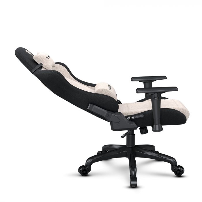 Тканинне крісло SENSE7 Spellcaster FUKU чорно-бежевий Динамічний дизайн та комфорт для геймерів - Зображення 6