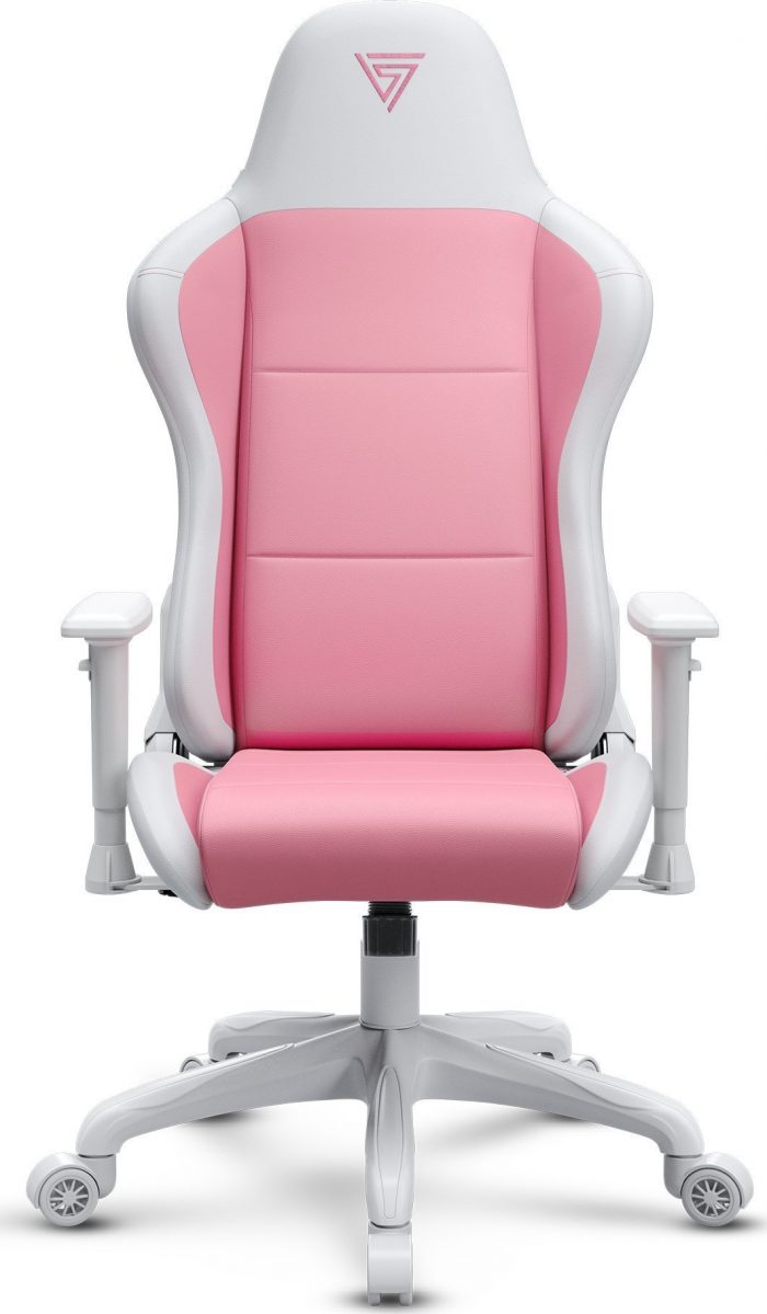 Крісло SENSE7 Spellcaster FUKU PU біло-рожевий Стильний комфорт для геймерів у яскравих кольорах - Зображення 4