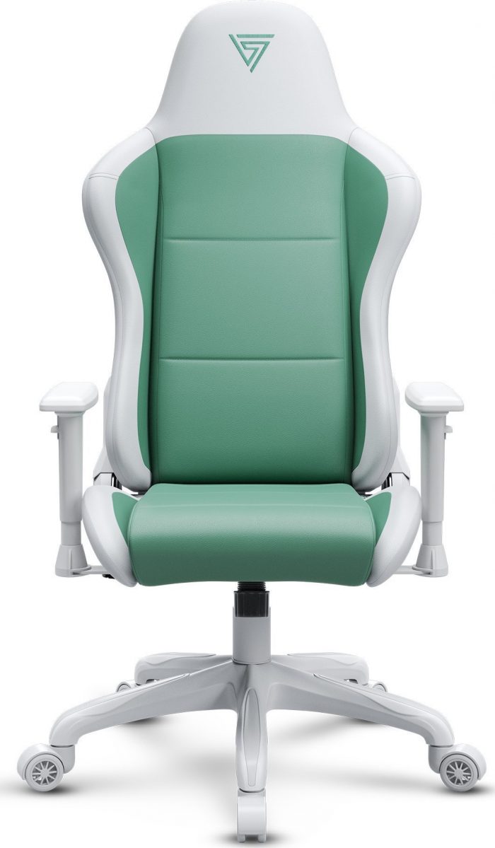 13182093_11_f SENSE7 Spellcaster FUKU PU Крісло білий/зелений Стиль і комфорт для геймерів у яскравих кольорах - Зображення 4