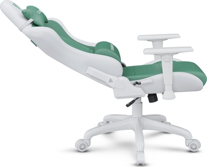 13182093_13_f SENSE7 Spellcaster FUKU PU Крісло білий/зелений Стиль і комфорт для геймерів у яскравих кольорах - Зображення 6