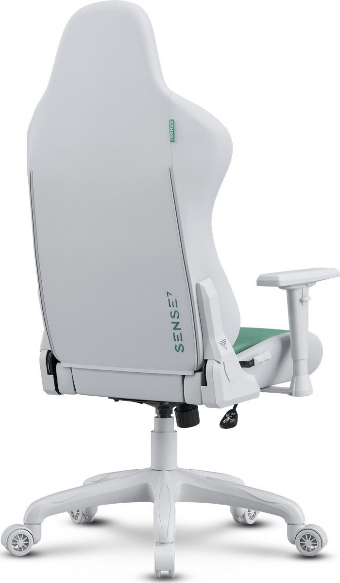 13182093_14_f SENSE7 Spellcaster FUKU PU Крісло білий/зелений Стиль і комфорт для геймерів у яскравих кольорах - Зображення 7